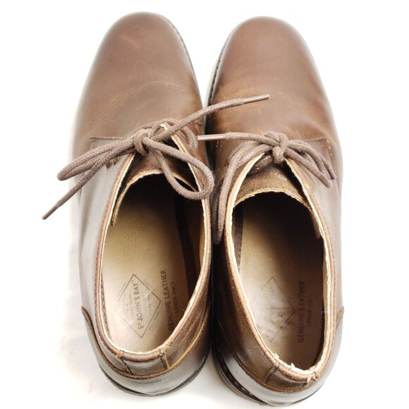 St. Johns Bay Mens Size 11 Brown Leather Chukka Boots main image 2